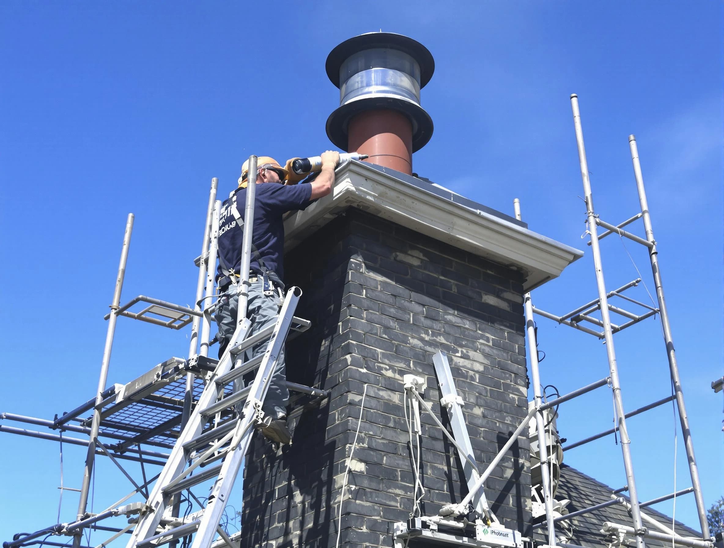 Sturdy chimney crown finished by North Druid Hills Chimney Sweep in North Druid Hills, GA