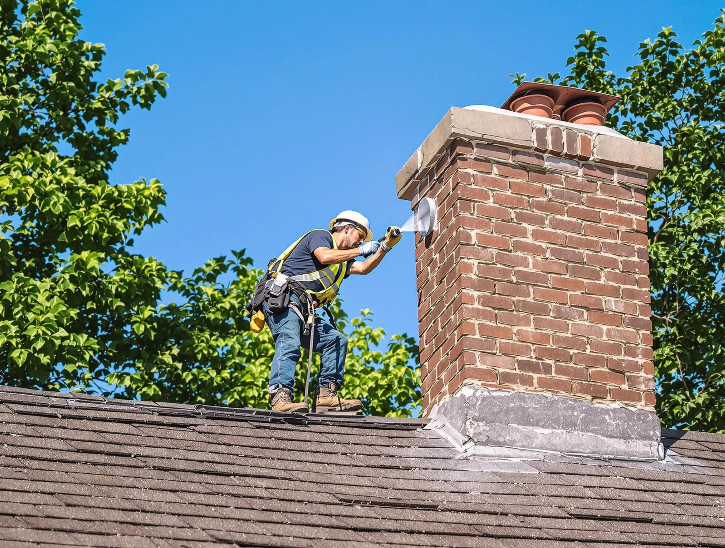 North Druid Hills Chimney Sweep performing an inspection with advanced tools in North Druid Hills, GA