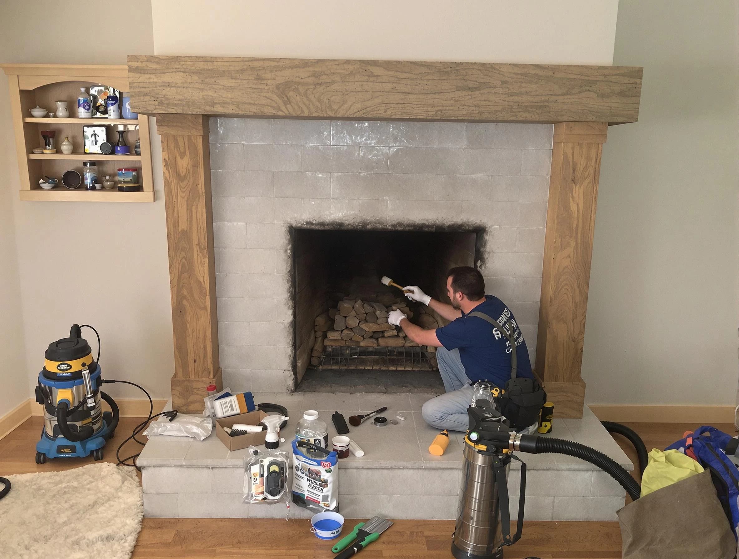 Detailed creosote removal process by North Druid Hills Chimney Sweep in North Druid Hills, GA