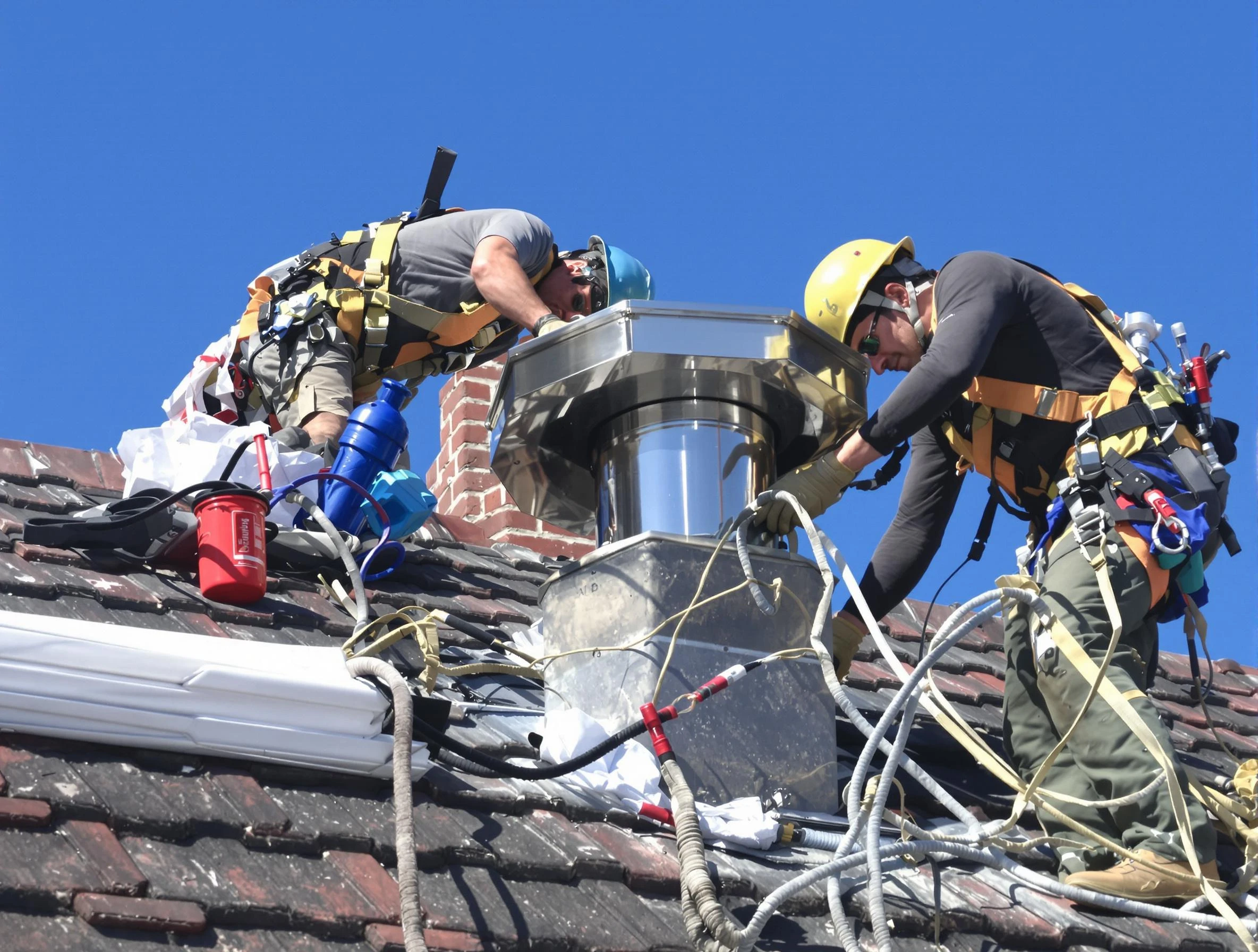 Protective chimney cap installed by North Druid Hills Chimney Sweep in North Druid Hills, GA