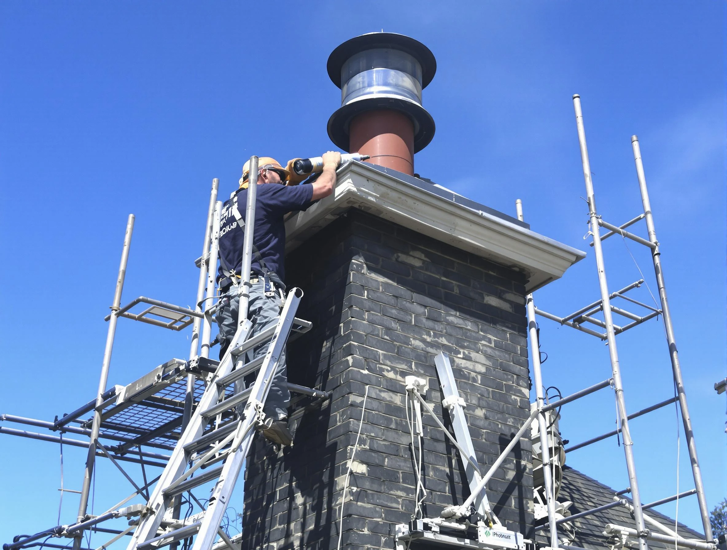 Sturdy chimney crown finished by North Druid Hills Chimney Sweep in North Druid Hills, GA