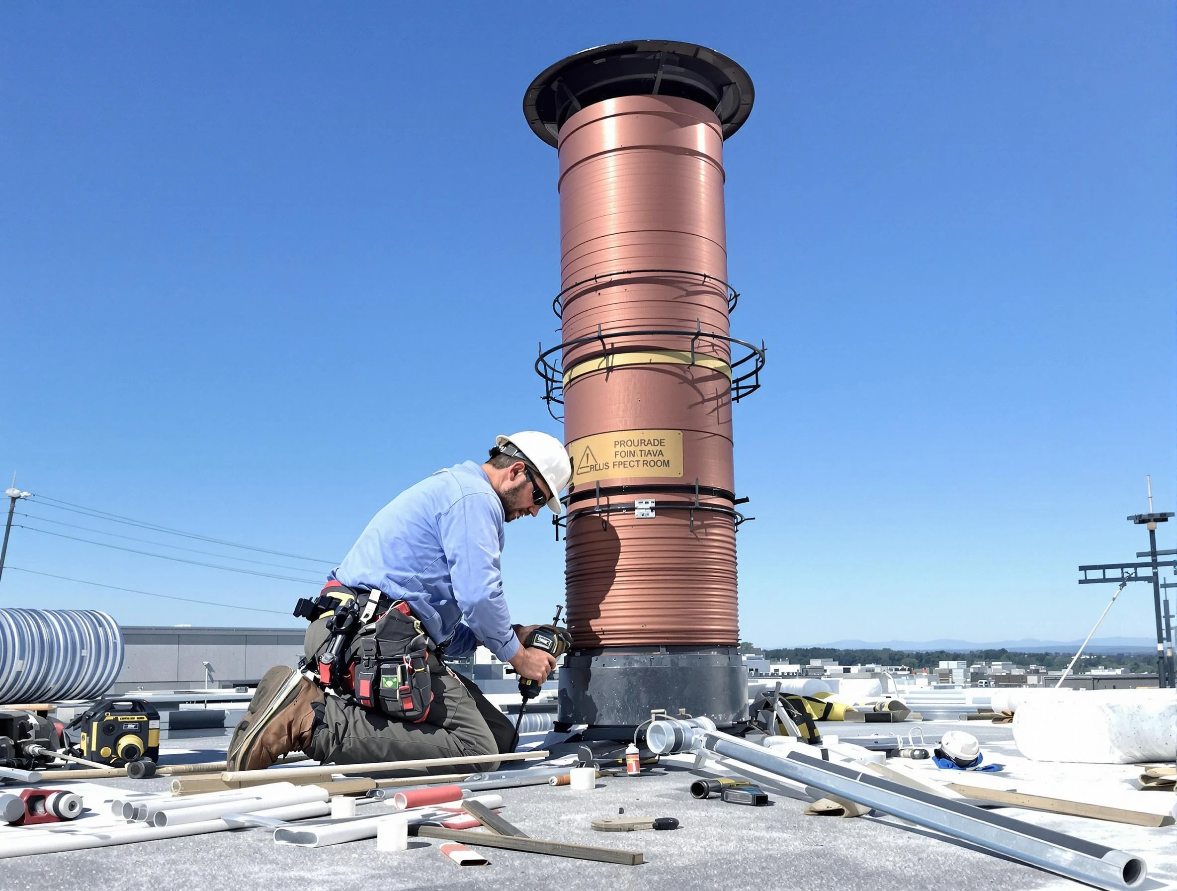 Installed chimney liner by North Druid Hills Chimney Sweep in North Druid Hills, GA