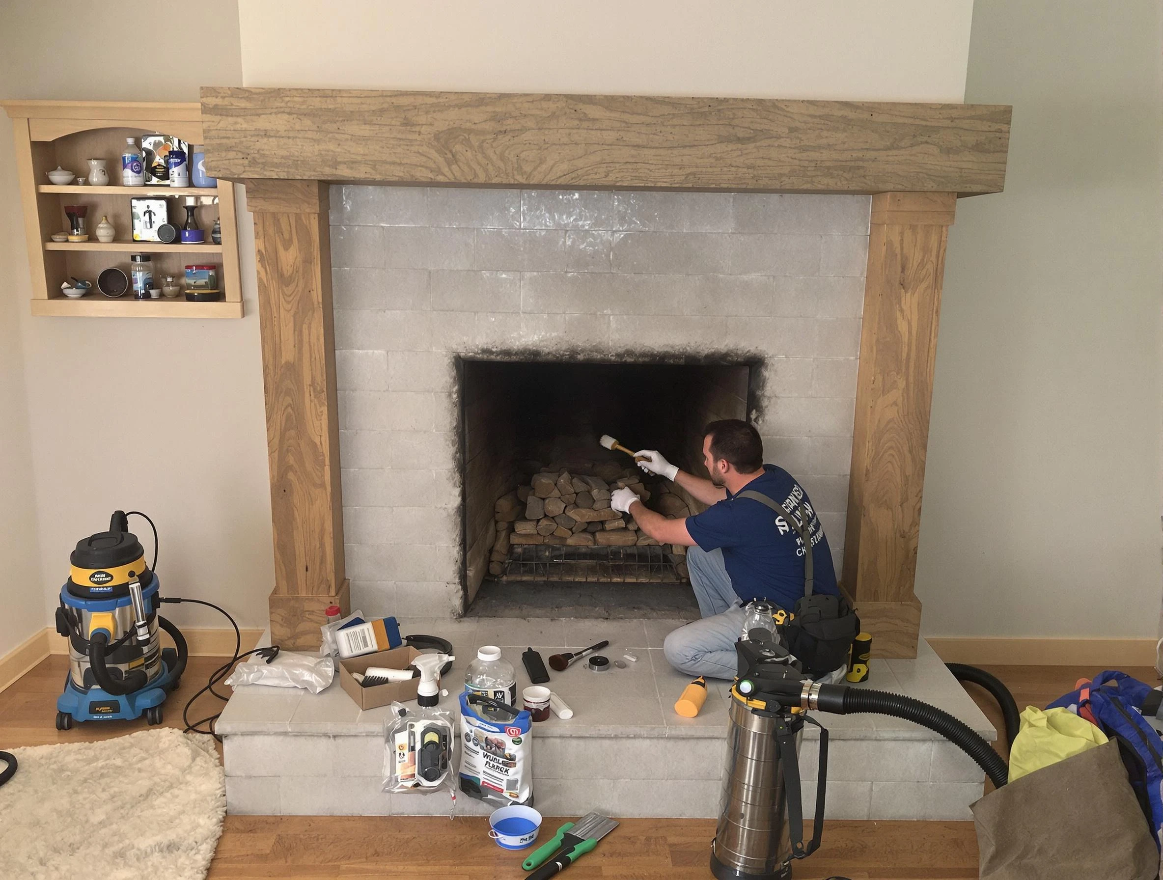 Detailed creosote removal process by North Druid Hills Chimney Sweep in North Druid Hills, GA